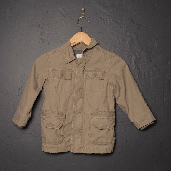 Great Old Navy Kids Military Jacket Sz 5T - Picture 1 of 7
